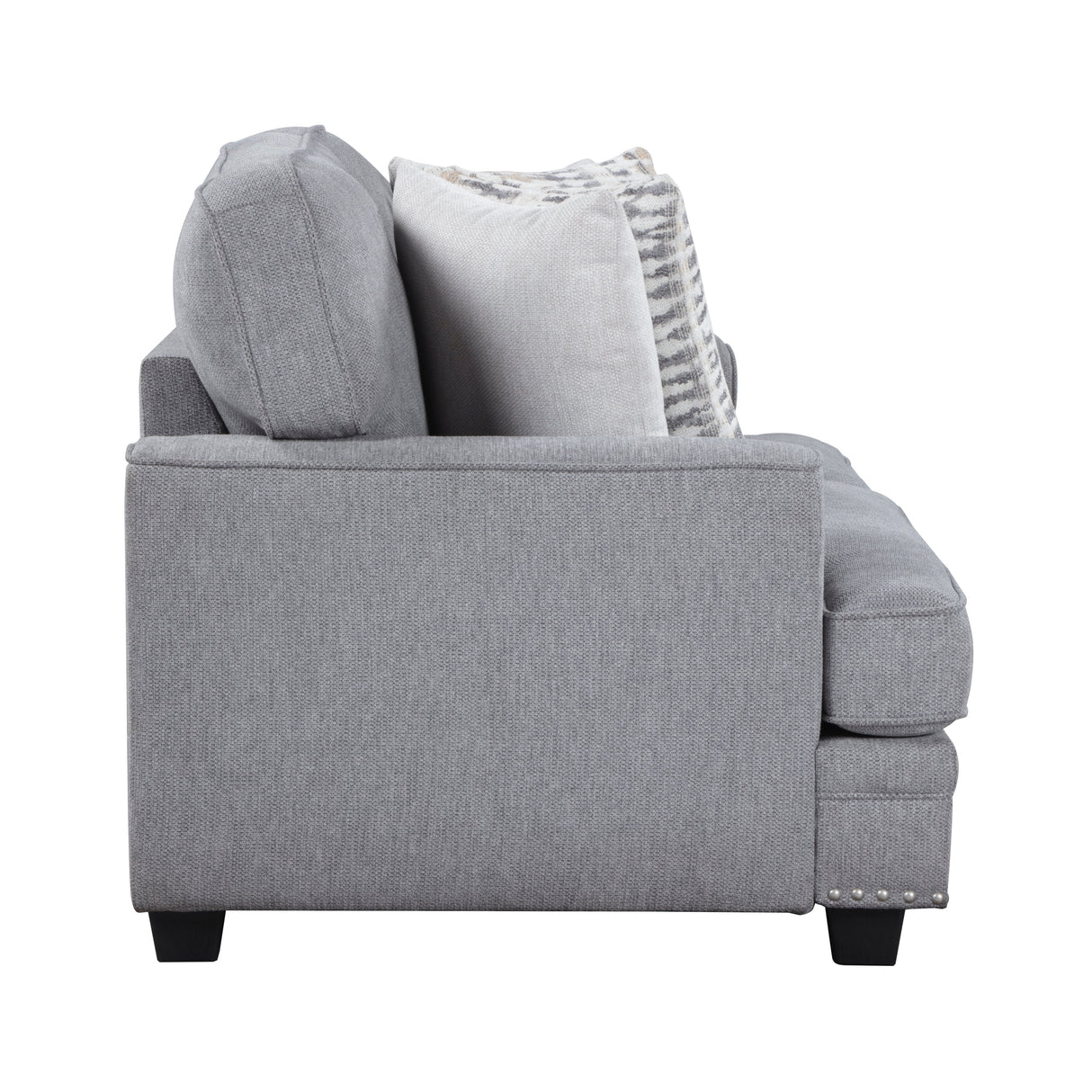 Bradford Gray Loveseat by Homelegance at Eve Furniture