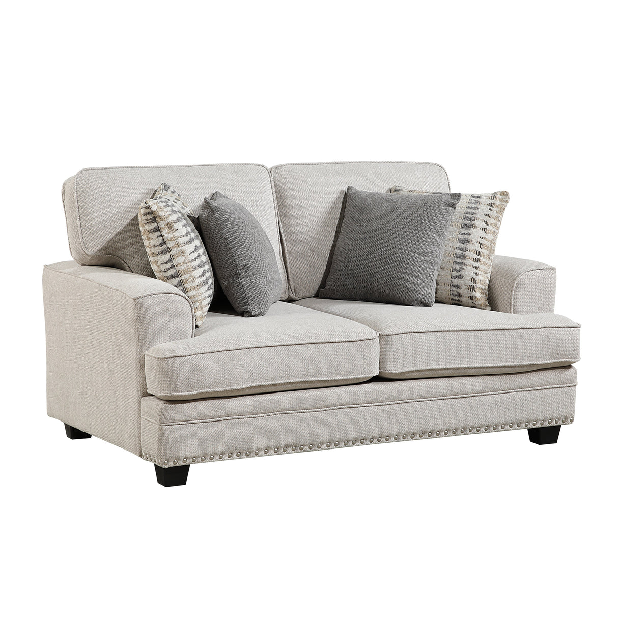 Bradford Sand Loveseat by Homelegance at Eve Furniture