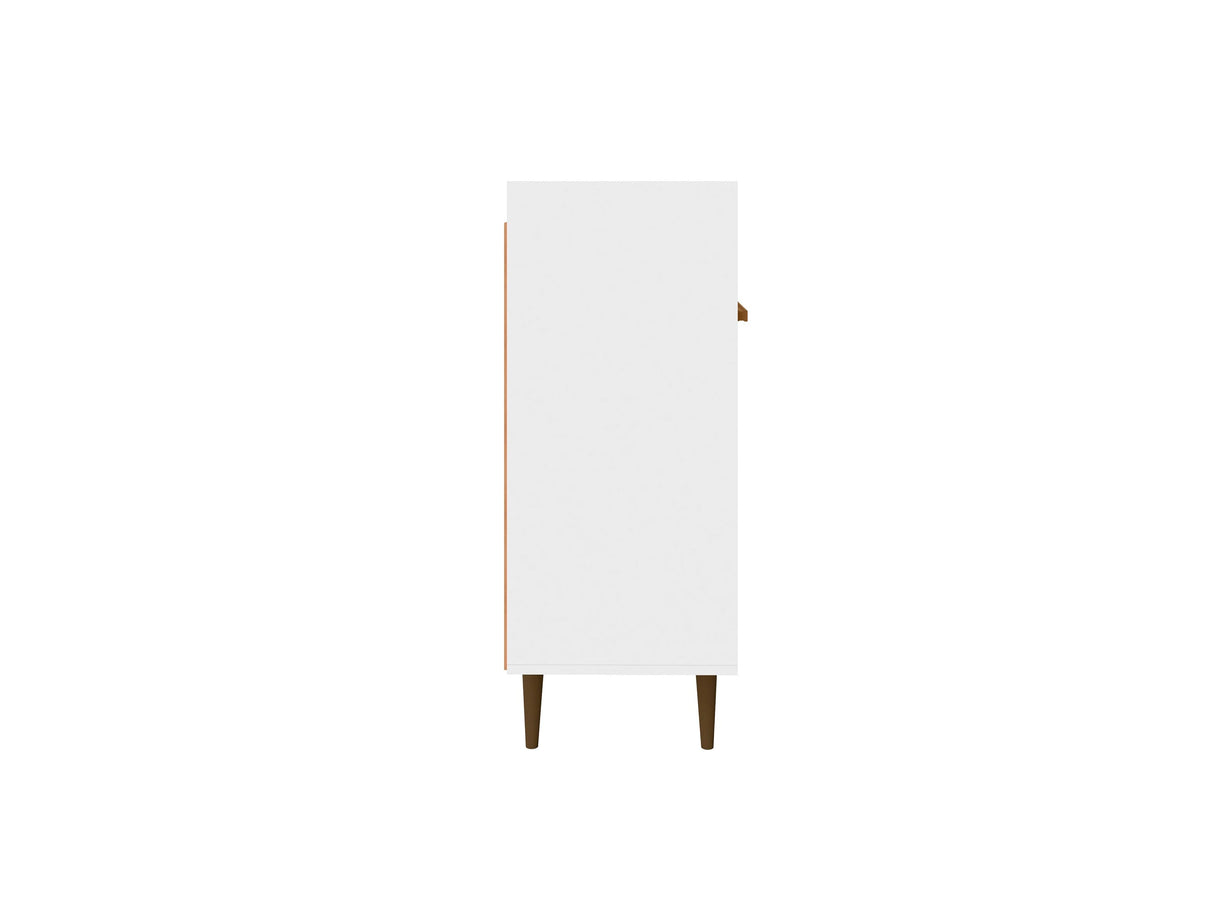 Bradley 53.54 Buffet Stand in White by Manhattan Comfort at Eve Furniture