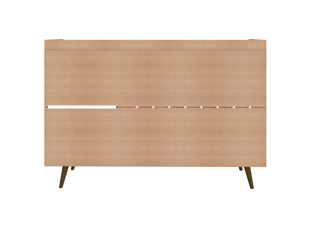 Bradley 53.54 Stand Buffet in Rustic Brown by Manhattan Comfort at Eve Furniture