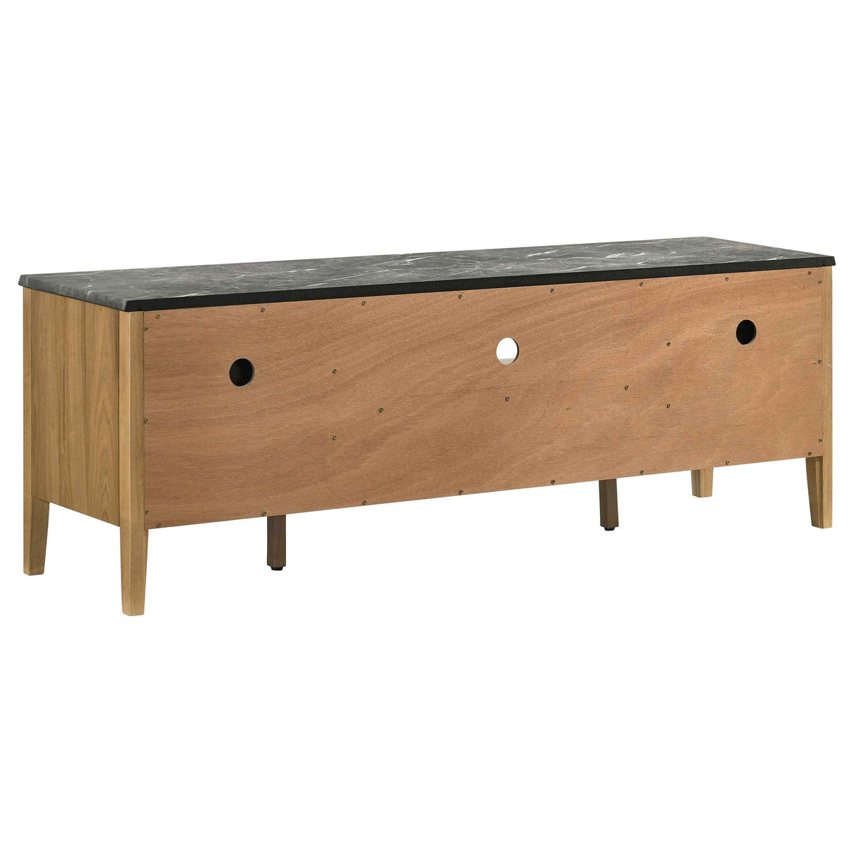 Bradley Grey/Natural 63-inch 2-Door SmartTop TV Stand by Coaster at Eve Furniture