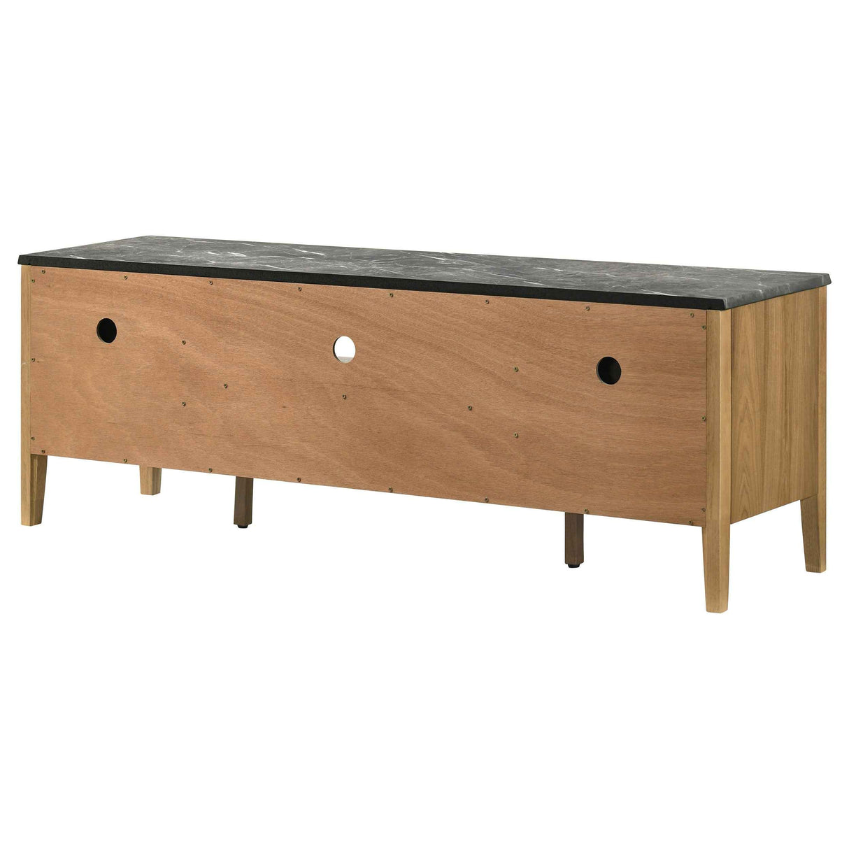 Bradley Grey/Natural 63-inch 2-Door SmartTop TV Stand by Coaster at Eve Furniture