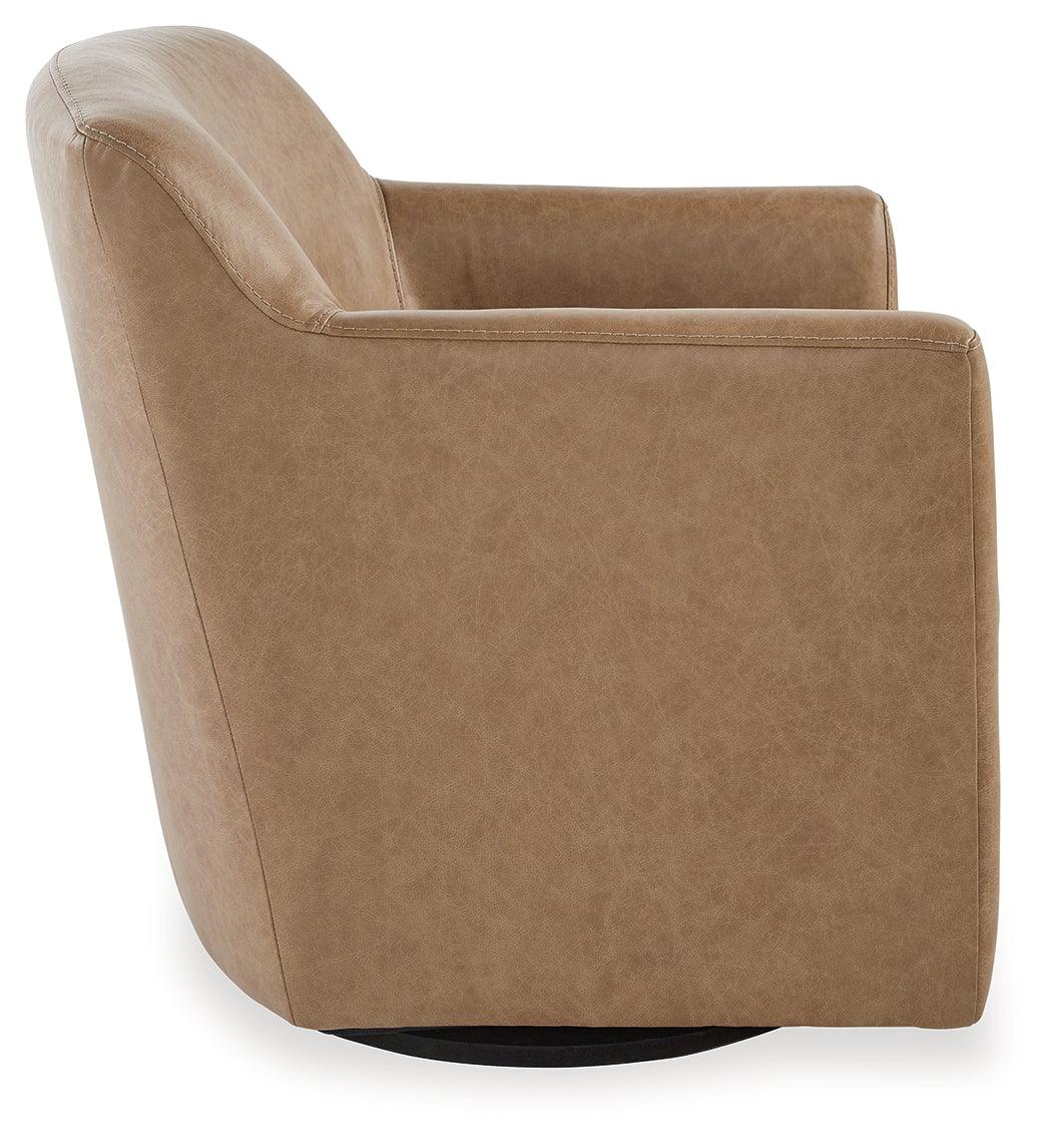 Bradney Tumbleweed Swivel Accent Chair by Ashley at Eve Furniture