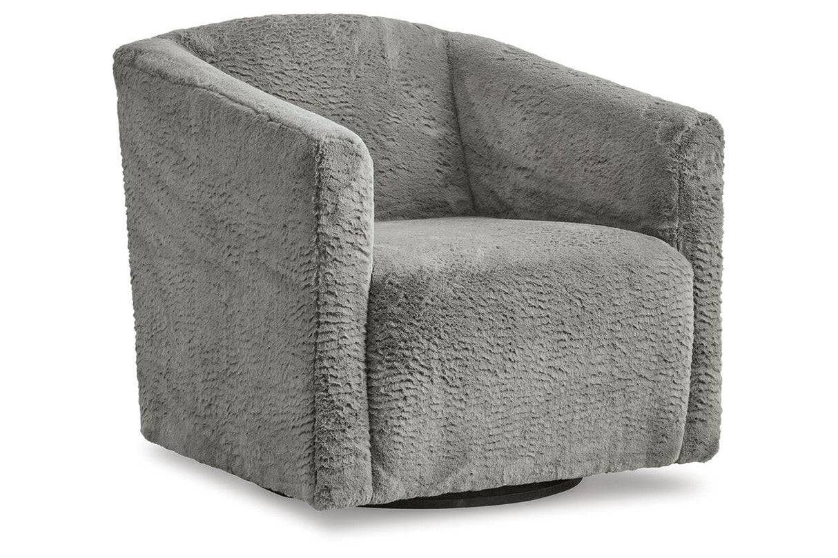Bramner Charcoal Accent Chair by Ashley at Eve Furniture