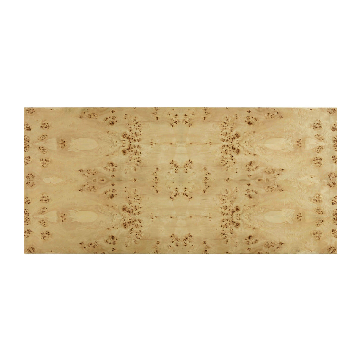 Brandyss Natural Burl 90" Rectangular Dining Table by TOV Furniture at Eve Furniture