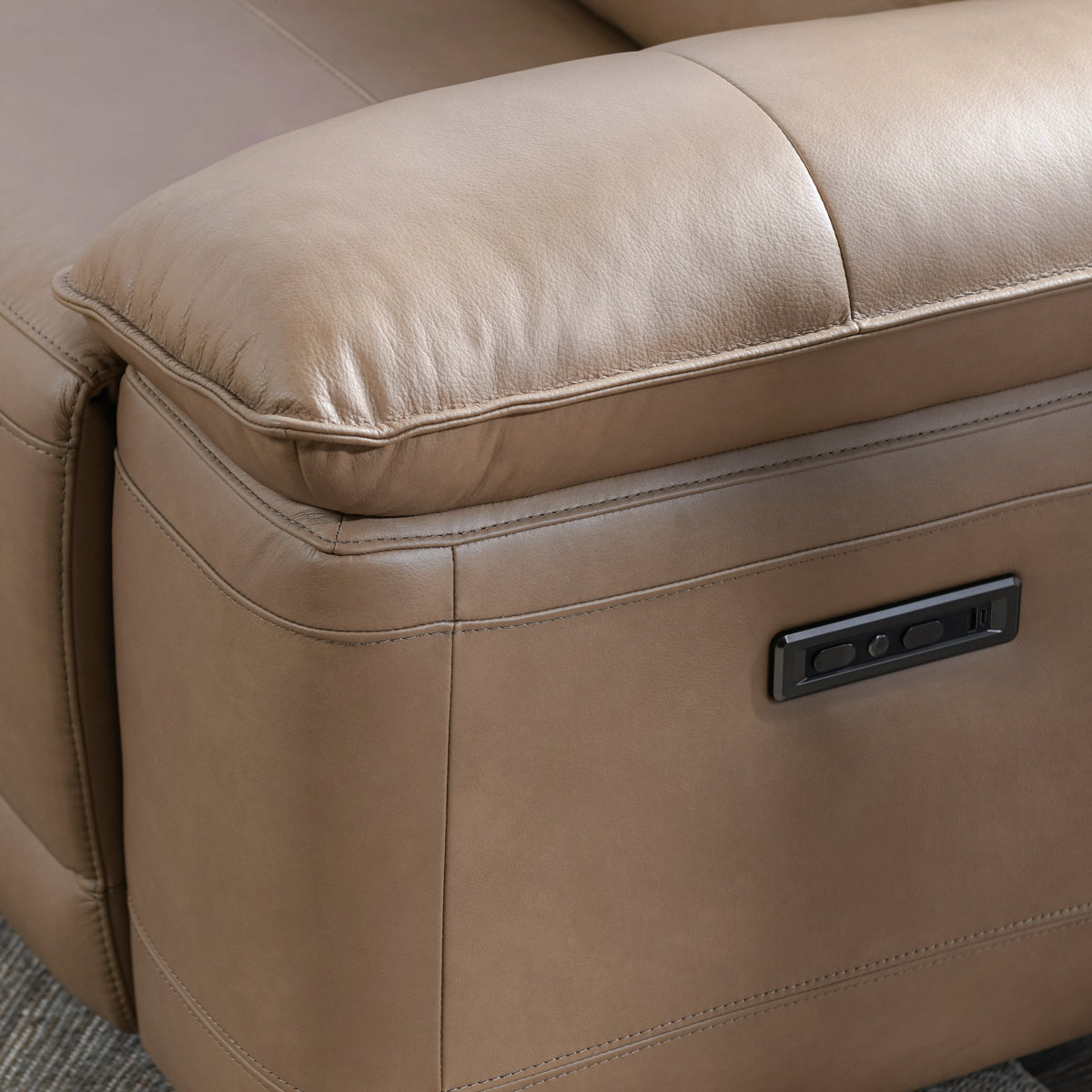 Branford 3 Piece Reclining Sectional with LAF Chaise - Camel by Classic Home at Eve Furniture