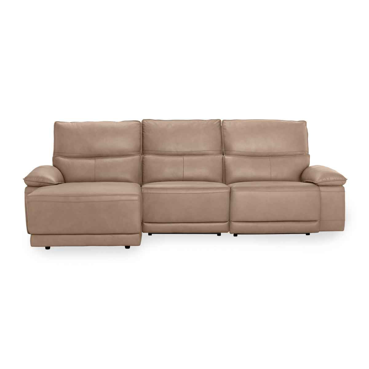 Branford 3 Piece Reclining Sectional with LAF Chaise - Camel by Classic Home at Eve Furniture