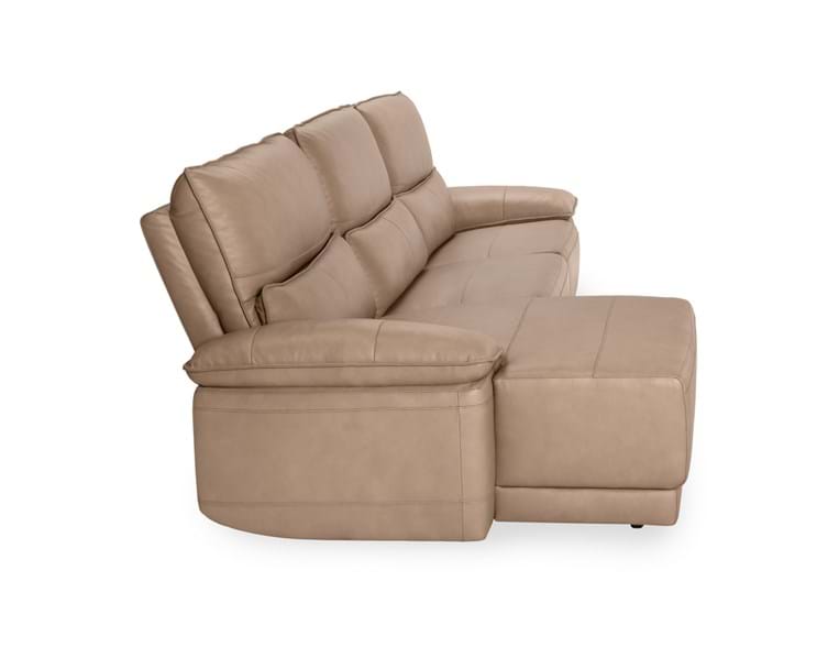 Branford Brown Power Recliner Sectional w/LAF Chaise by Classic Home at Eve Furniture