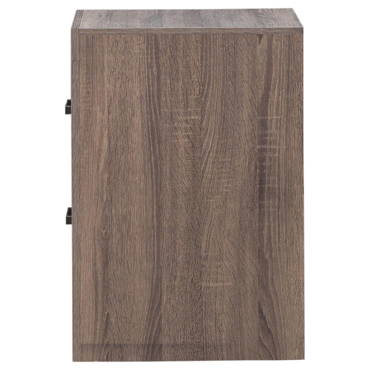 Brantford Barrel Oak 2-Drawer Nightstand by Coaster at Eve Furniture