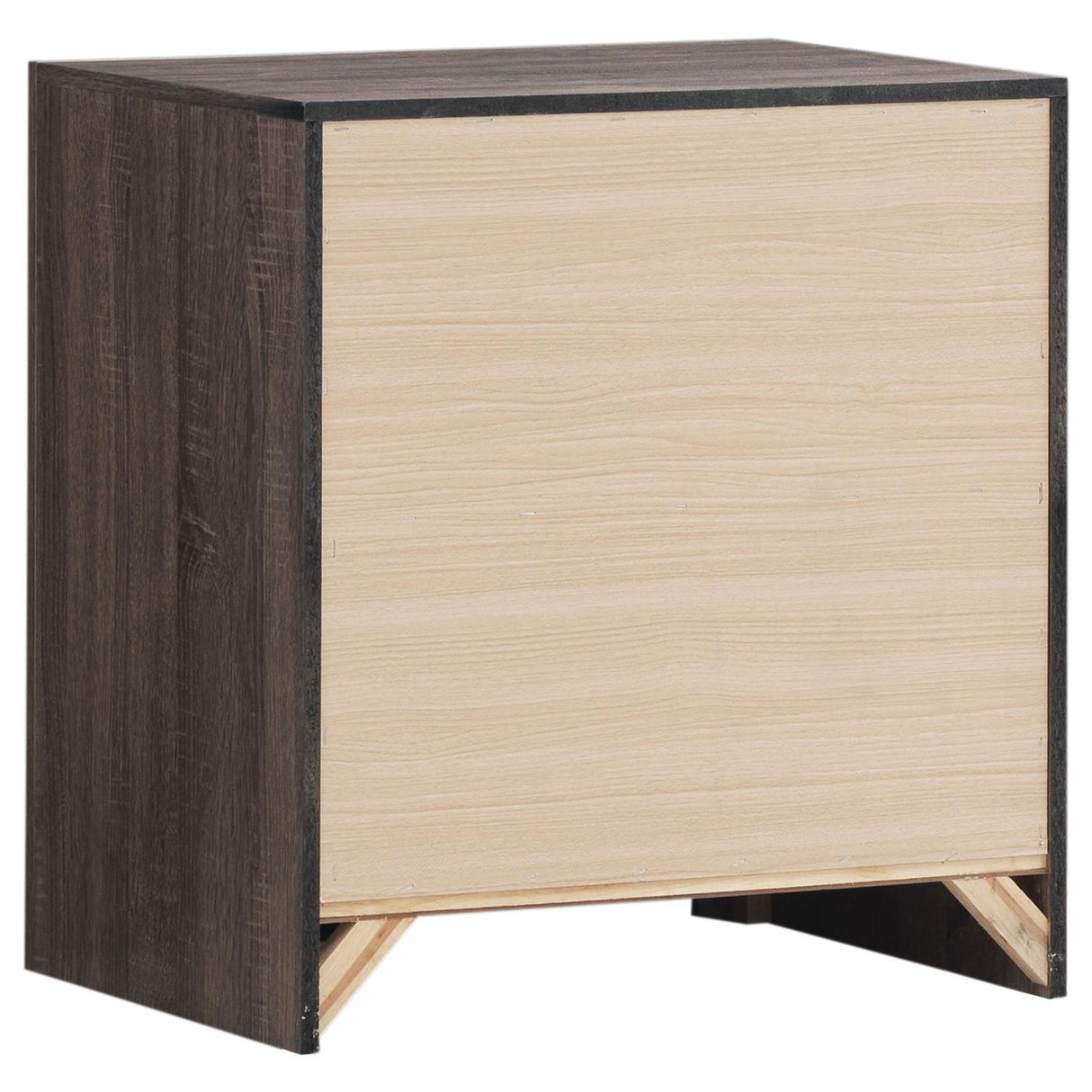 Brantford Barrel Oak 2-Drawer Nightstand by Coaster at Eve Furniture