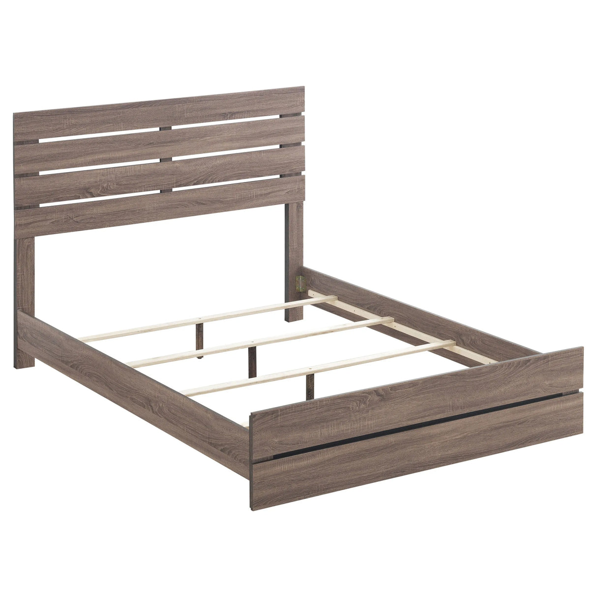 Brantford Barrel Oak 4-Piece Queen Panel Bedroom Set by Coaster at Eve Furniture