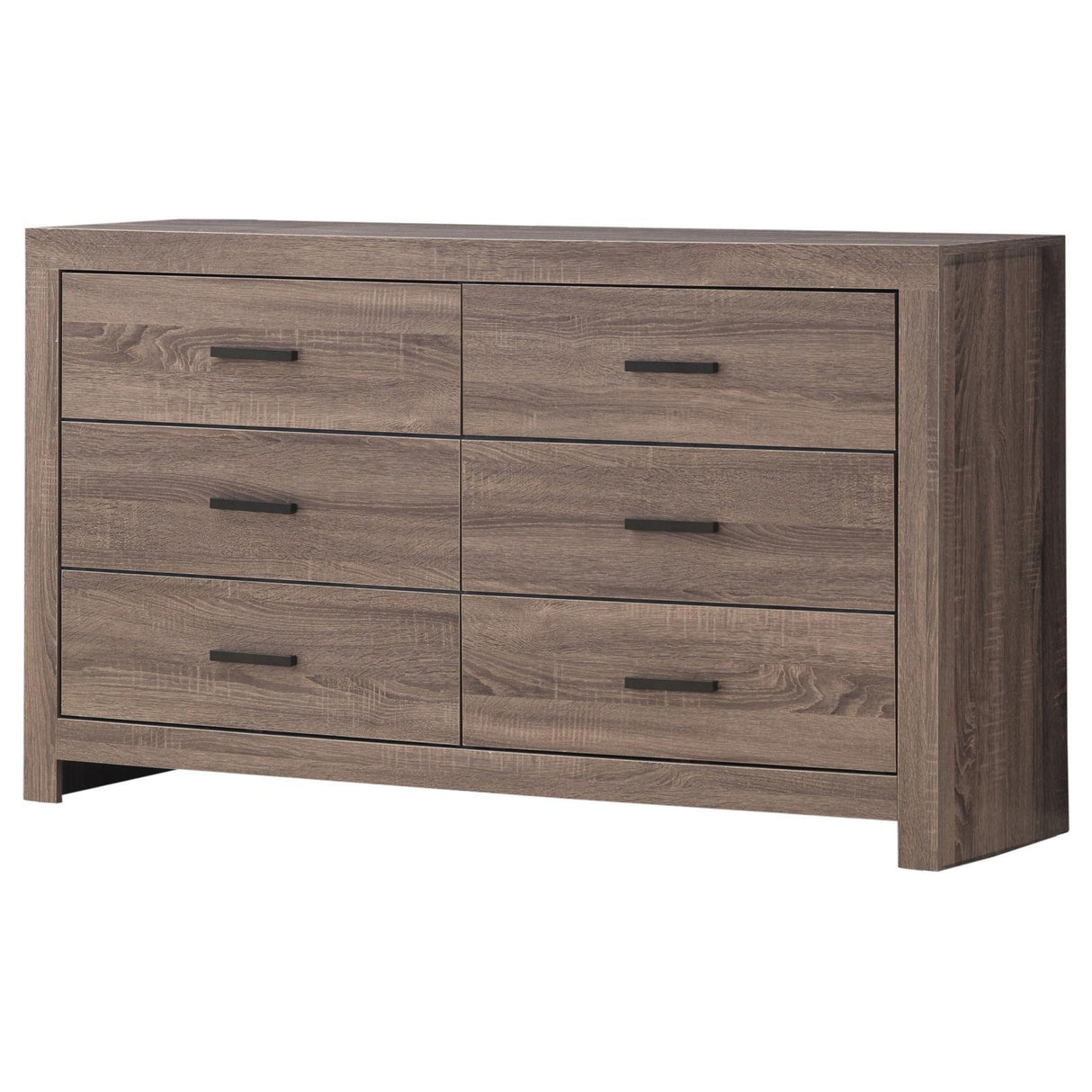 Brantford Barrel Oak 6-Drawer Dresser by Coaster at Eve Furniture