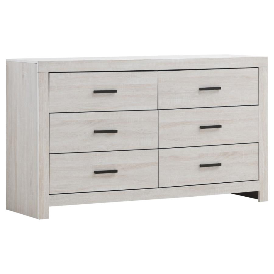 Brantford Coastal White 5-Piece Queen Storage Bedroom Set by Coaster at Eve Furniture