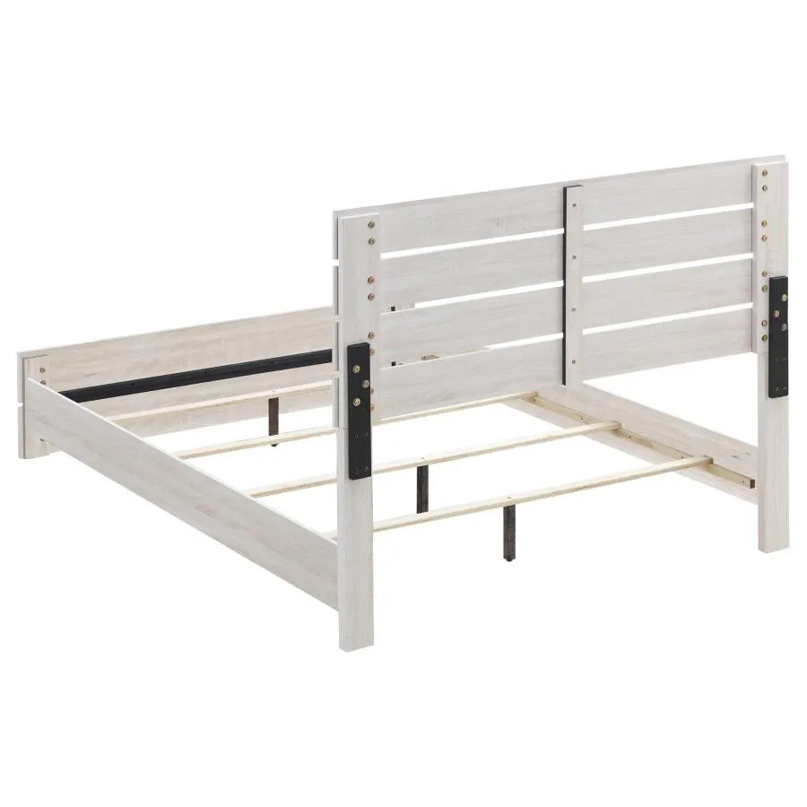 Brantford White Coastal Panel Bedroom Set by Coaster at Eve Furniture