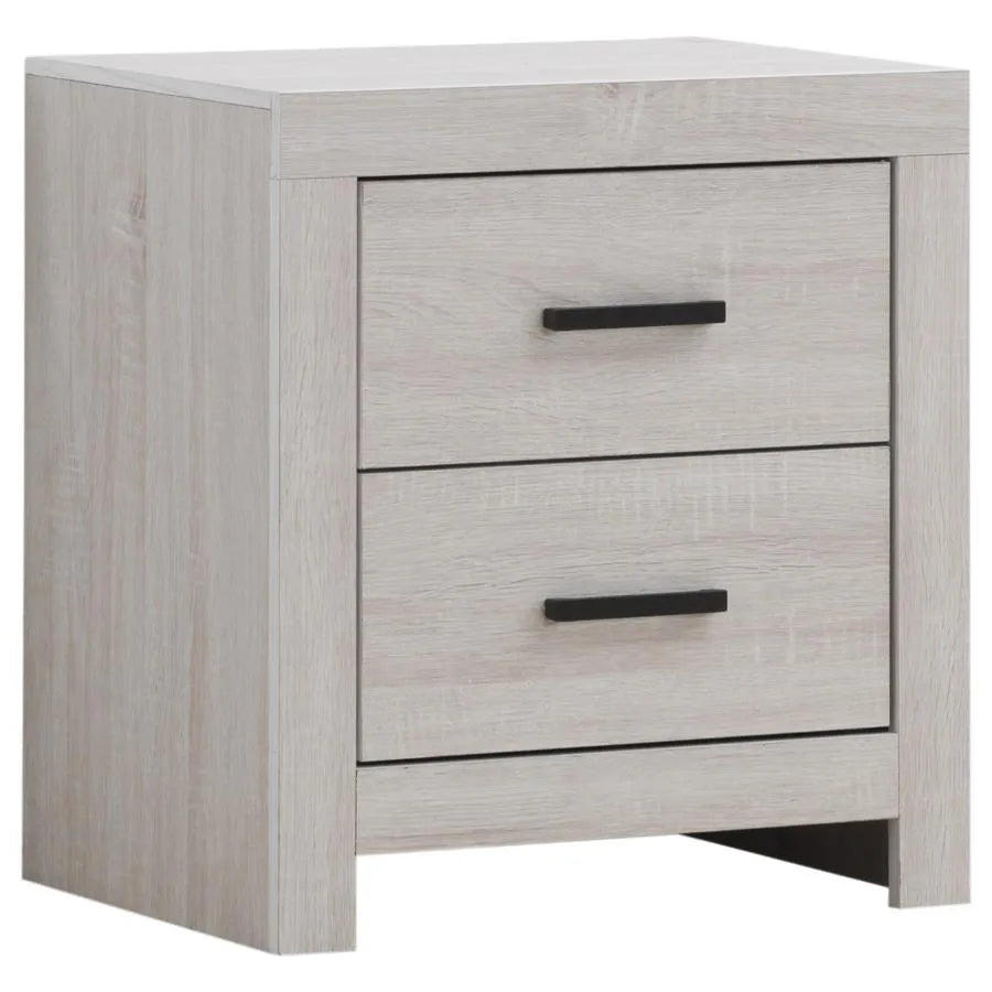 Brantford White Coastal Panel Bedroom Set by Coaster at Eve Furniture