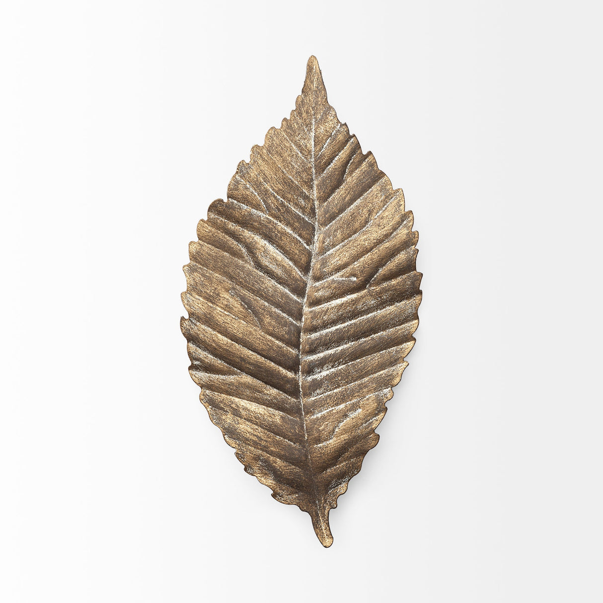 Brattea Medium Metal Leaf Wall Art by Mercana at Eve Furniture