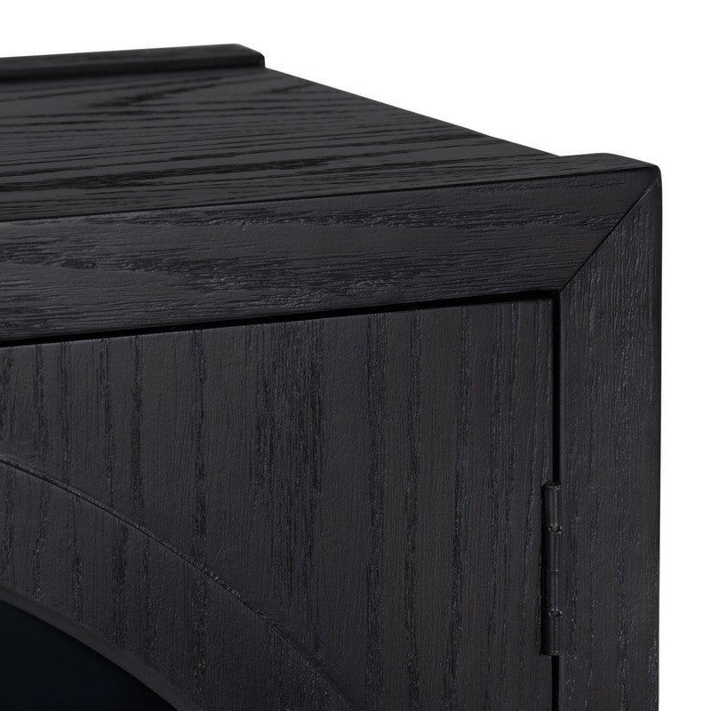 Braxton Black Wine Cabinet by Crestview at Eve Furniture