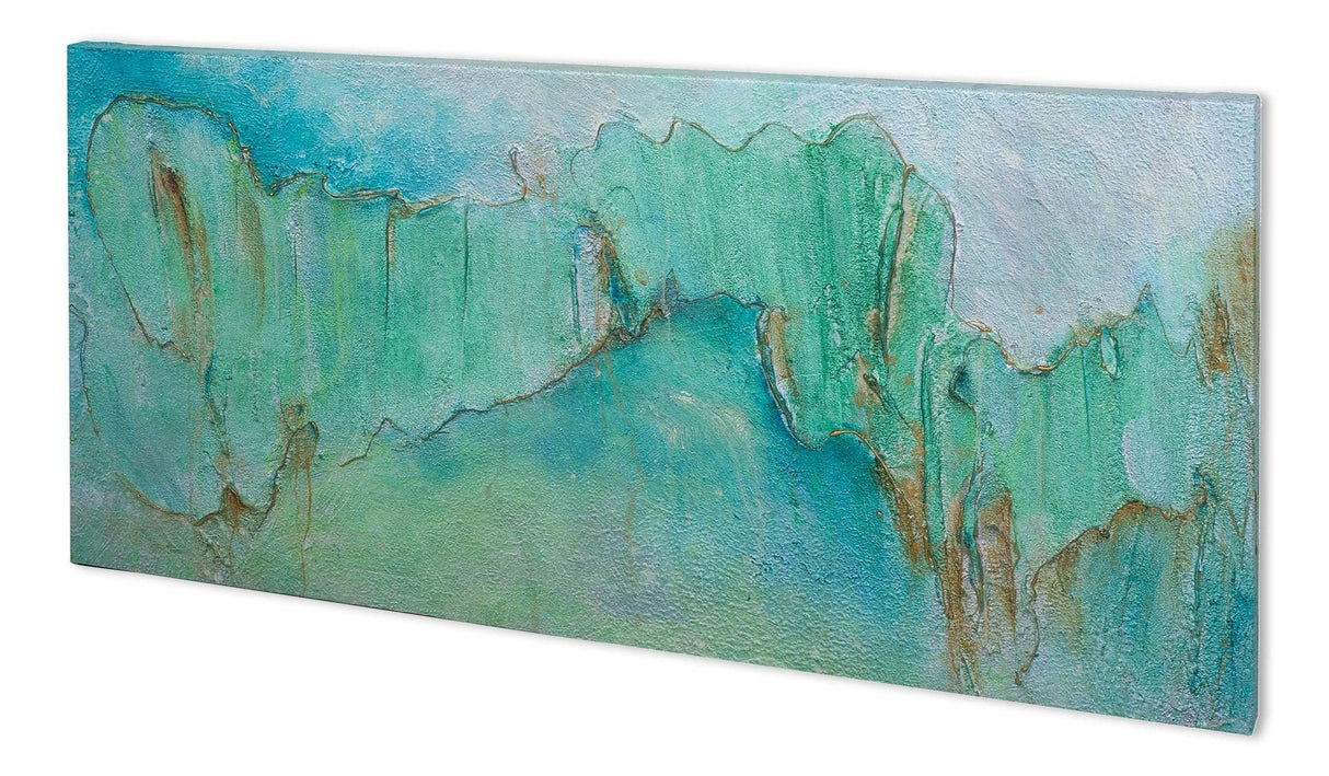 Break Through I by Sheila Finch a Hand Embellished Textured Canvas by Mercana at Eve Furniture