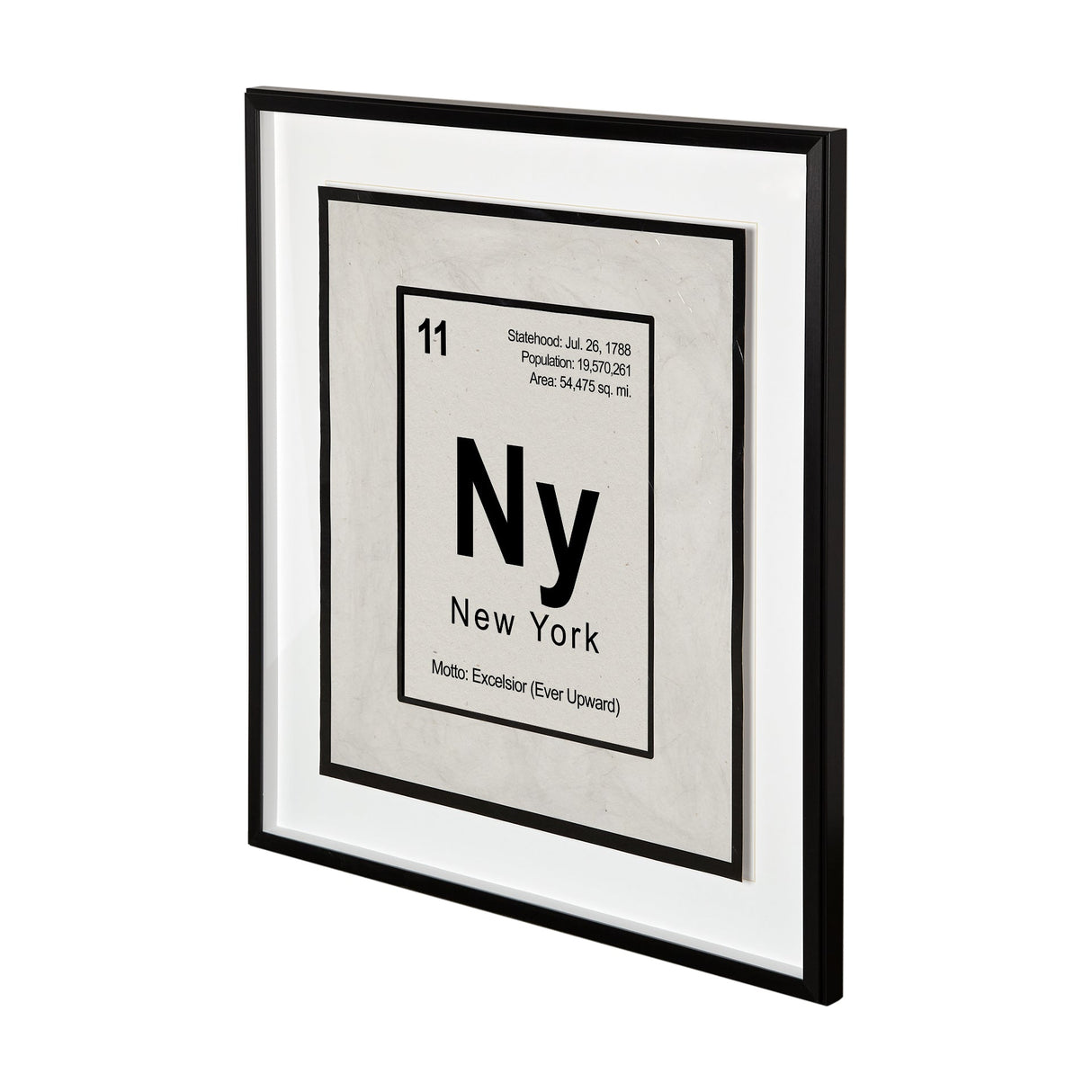 Breaking New York B by THE Studio a Hand Embellished Textured Framed Art Print Matted under Glass by Mercana at Eve Furniture
