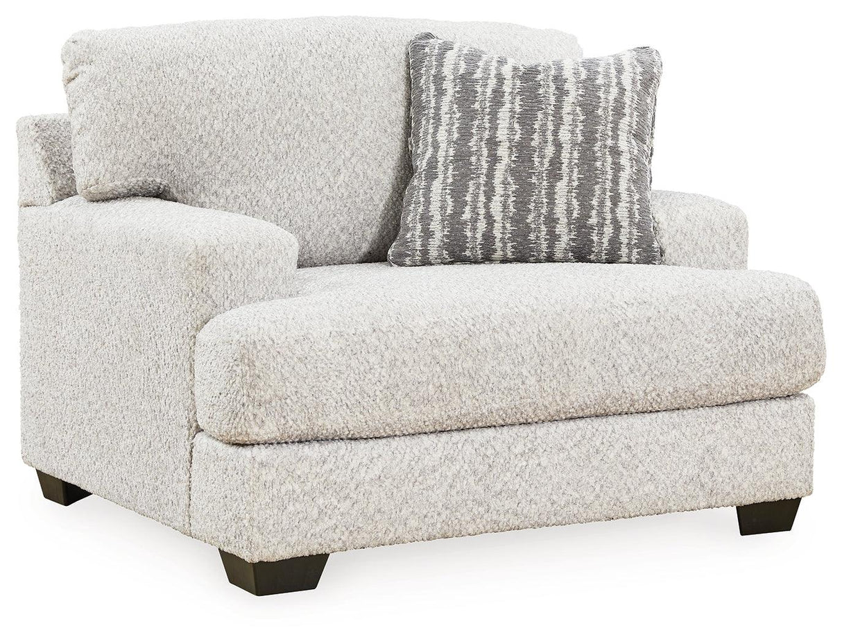 Brebryan Flannel Oversized Chair by Ashley at Eve Furniture