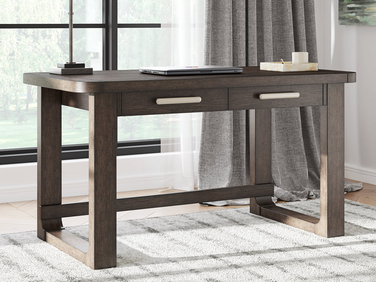 Breckington Dark Brown 56" Home Office Desk by Ashley at Eve Furniture