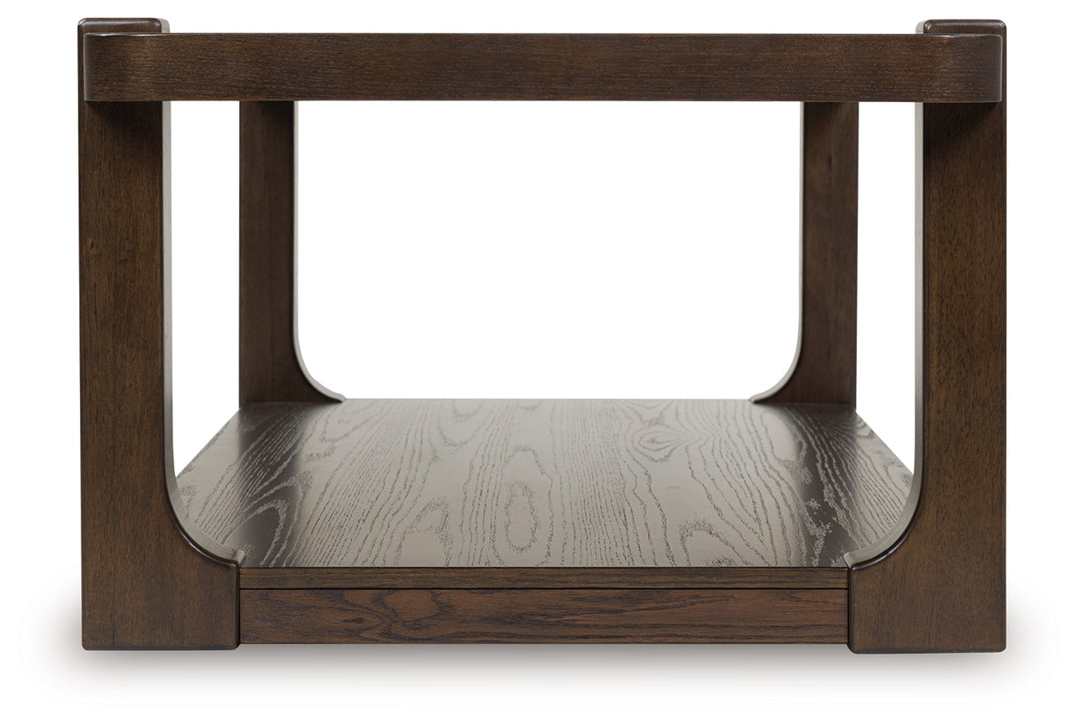 Breckington Dark Brown Coffee Table by Ashley at Eve Furniture
