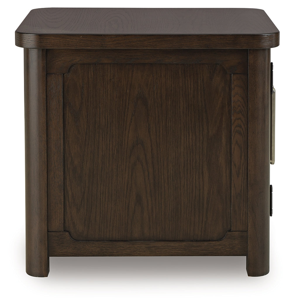 Breckington Dark Brown End Table by Ashley at Eve Furniture