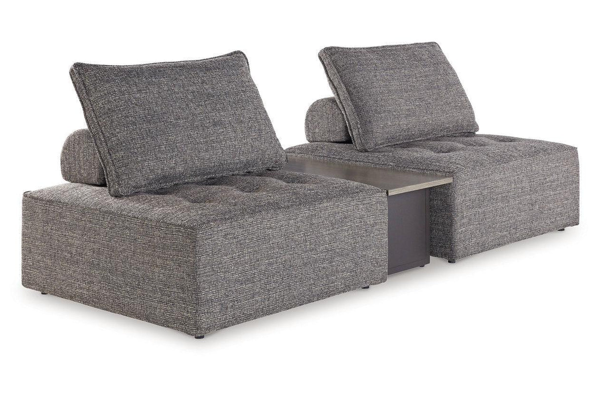 Bree Zee Brown 3-Piece Outdoor Sectional by Ashley at Eve Furniture