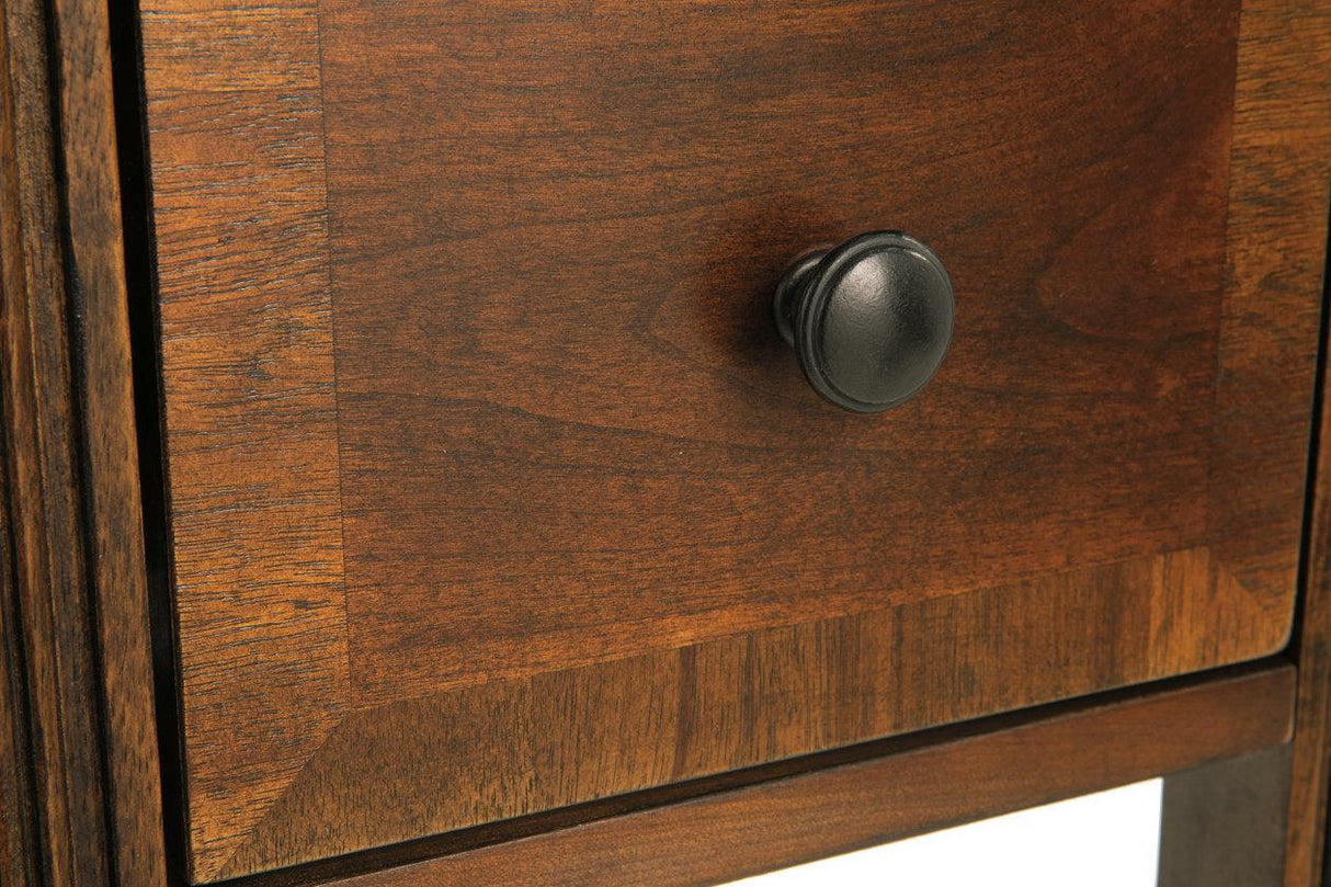 Breegin Brown Chairside End Table by Ashley at Eve Furniture