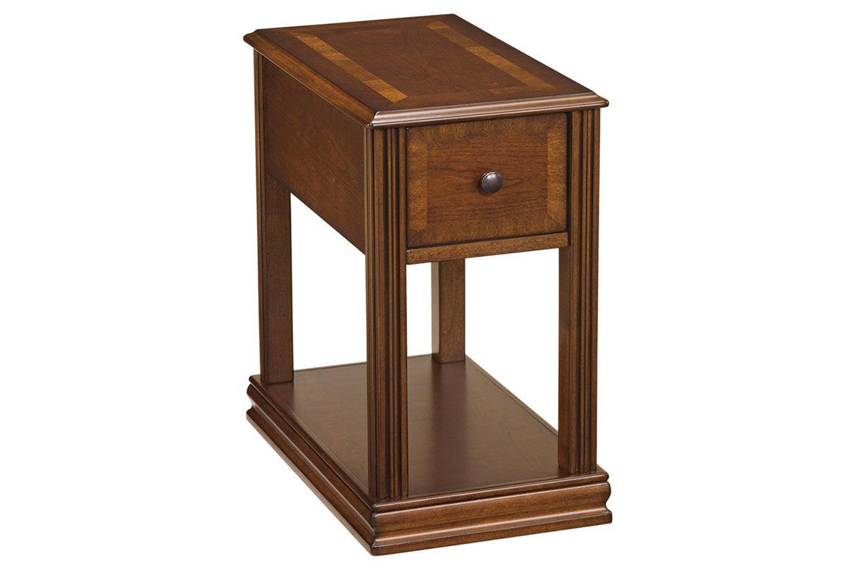 Breegin Brown Chairside End Table by Ashley at Eve Furniture