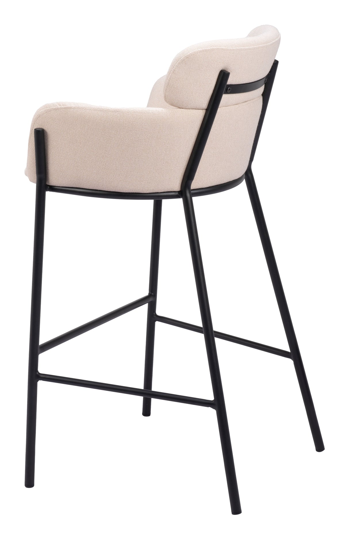 Bremor Beige Barstool by Zuomod at Eve Furniture