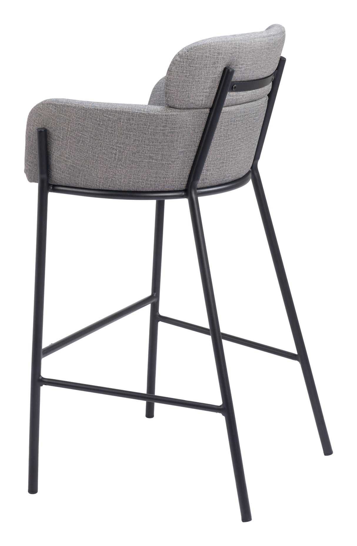 Bremor Slate Gray Barstool by Zuomod at Eve Furniture