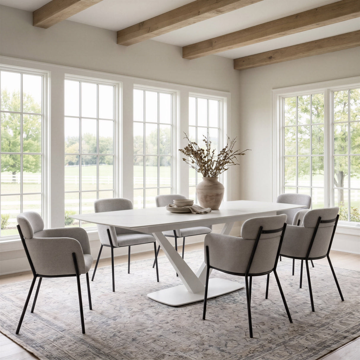 Bremor Slate Gray Dining Chair (Set of 2) by Zuomod at Eve Furniture