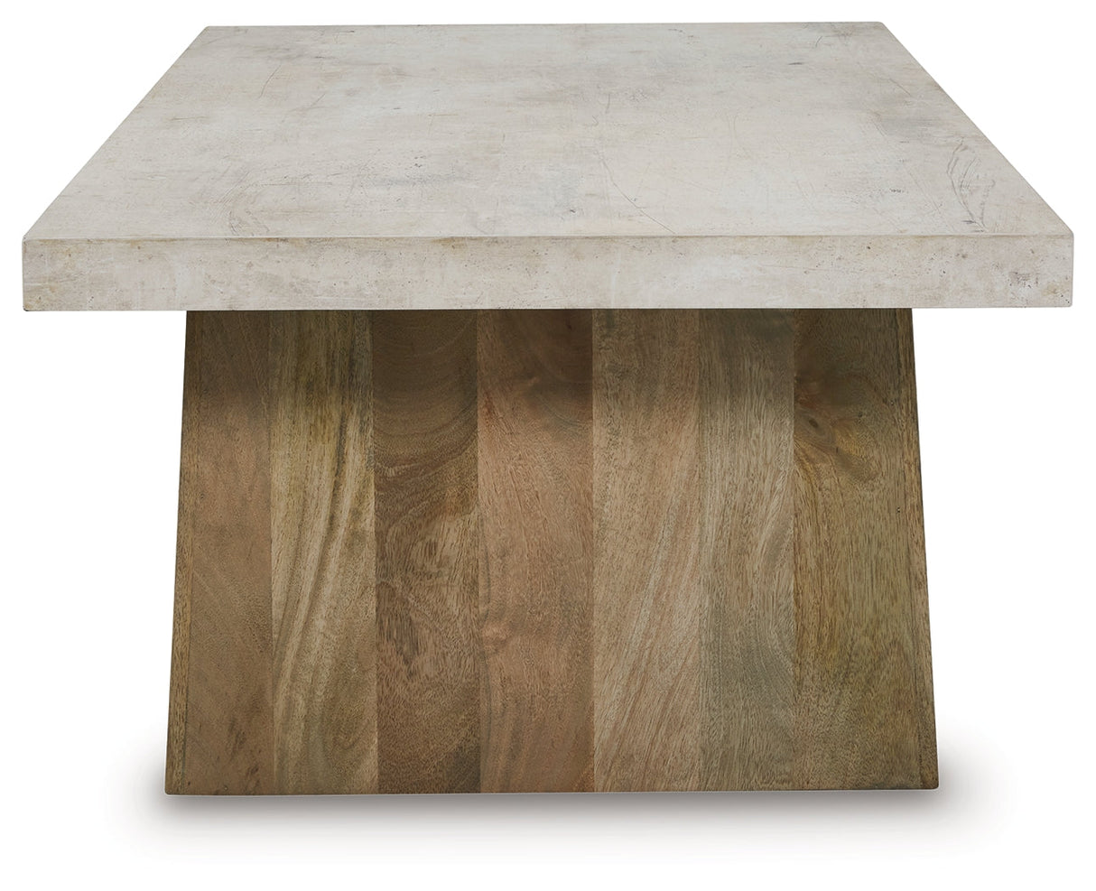 Brendalhouse Light Brown Coffee Table by Ashley at Eve Furniture