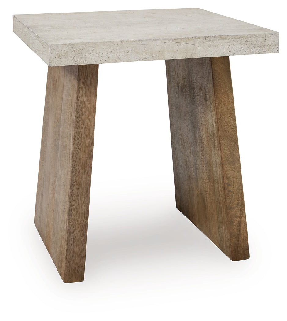 Brendalhouse Light Brown End Table by Ashley at Eve Furniture
