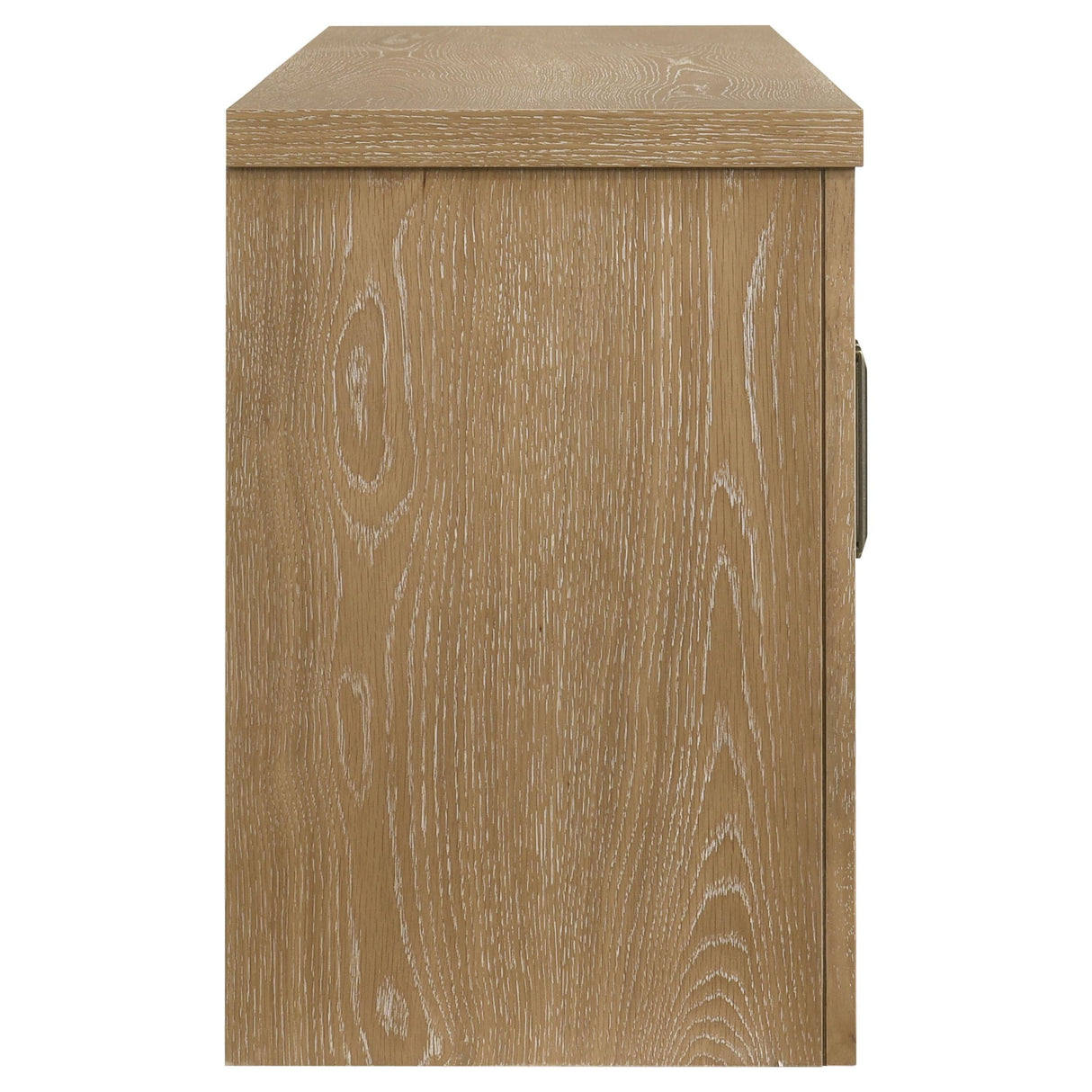 Brenham Light Oak 79-inch 4-Door TV Stand Media Console by Coaster at Eve Furniture