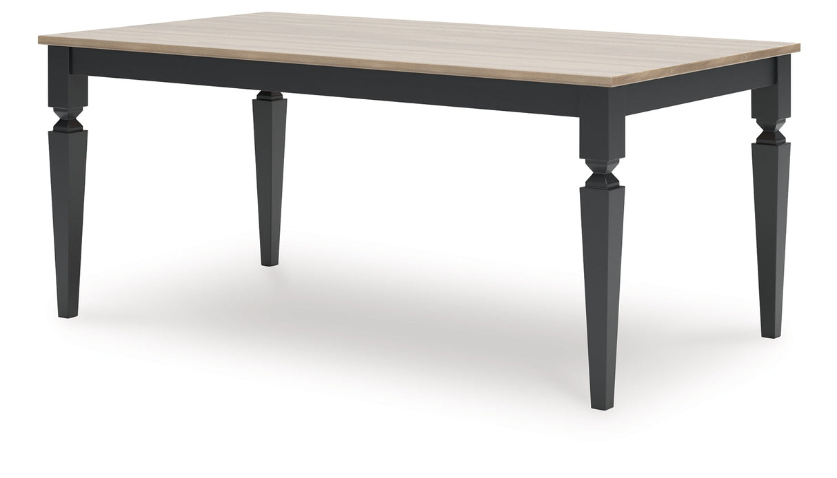 Brenkerton Grayish Brown/Black Dining Table by ASHLEY FURNITURE at Eve Furniture