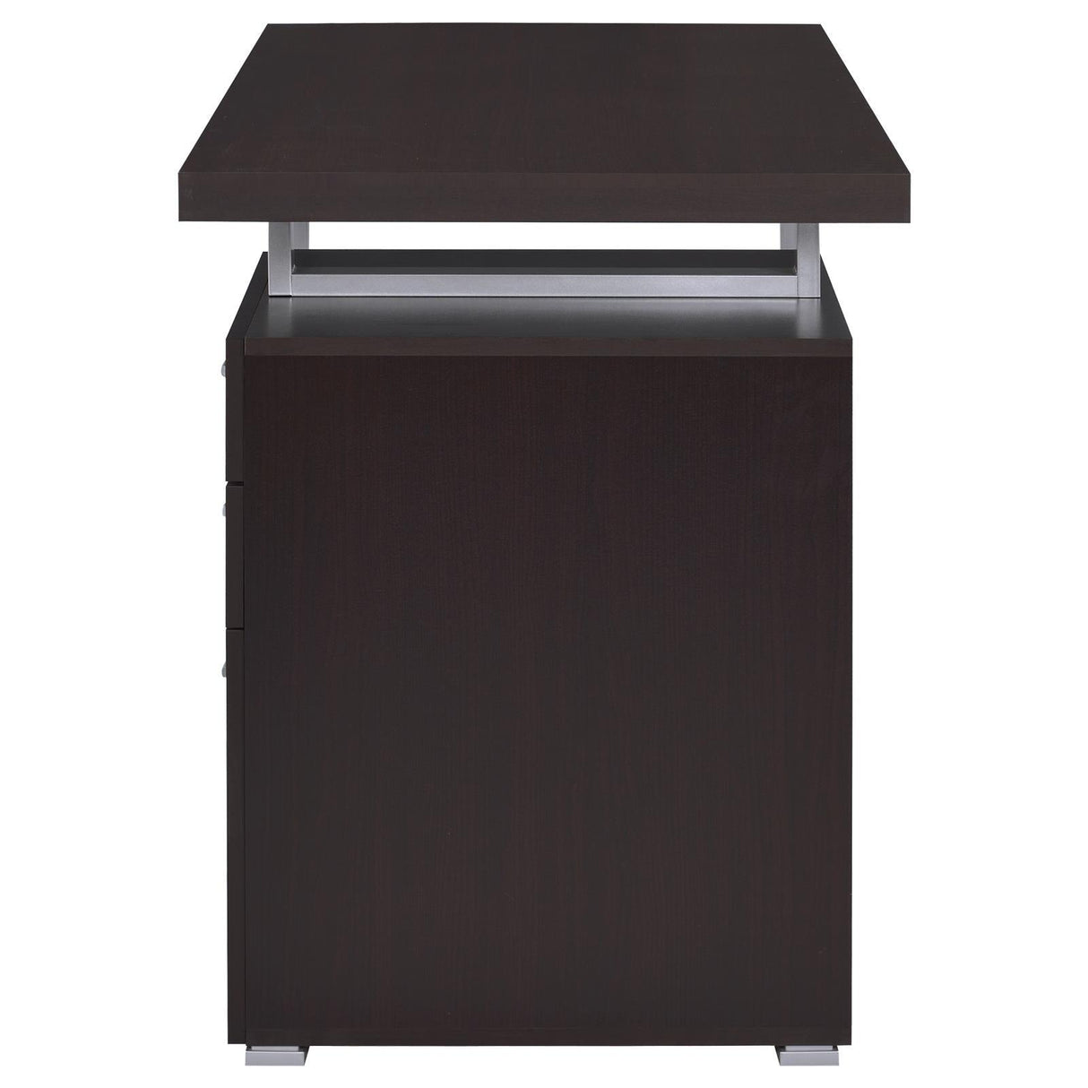 Brennan Cappuccino 3-Drawer Office Desk by Coaster at Eve Furniture