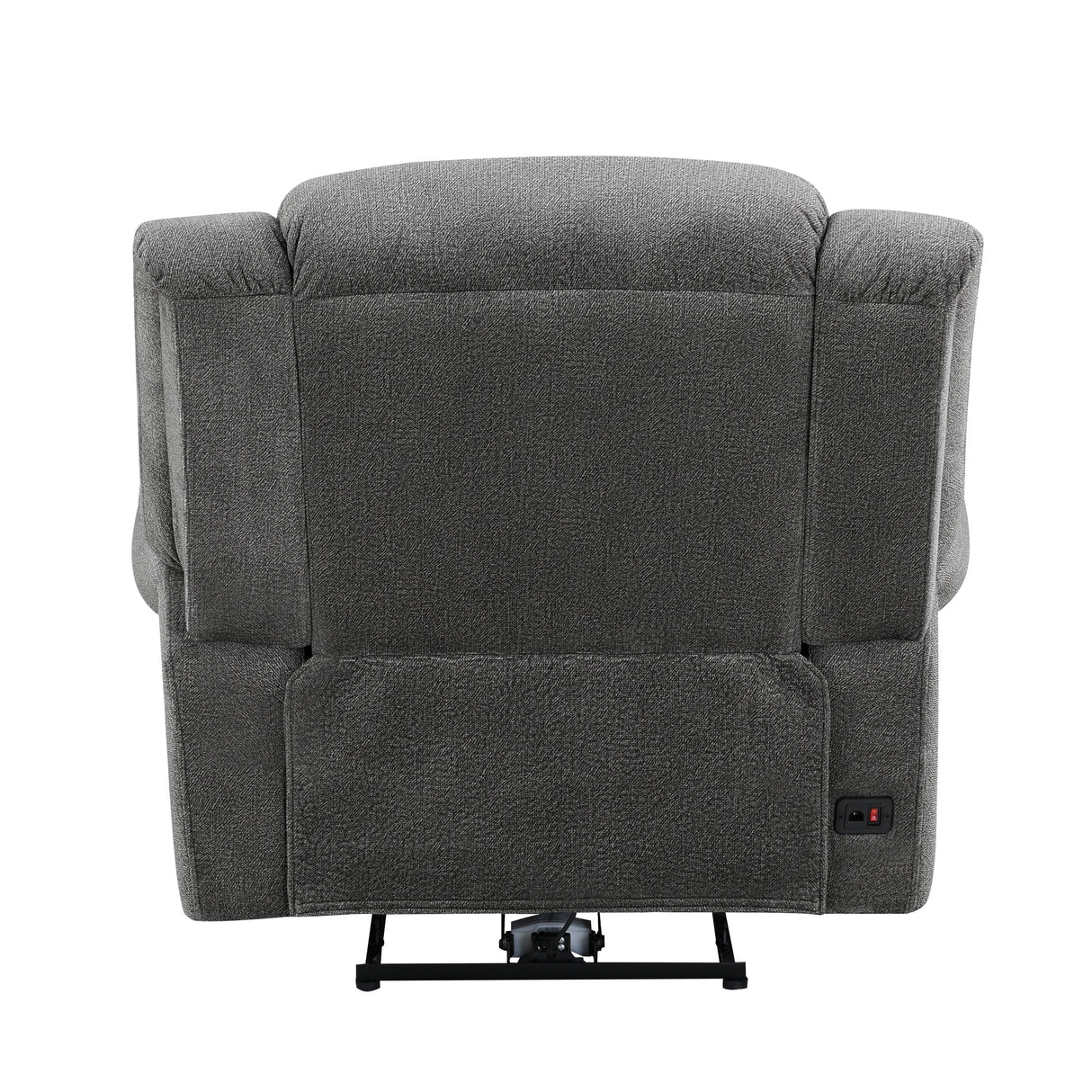 Brennen Charcoal Power Reclining Chair by Homelegance at Eve Furniture