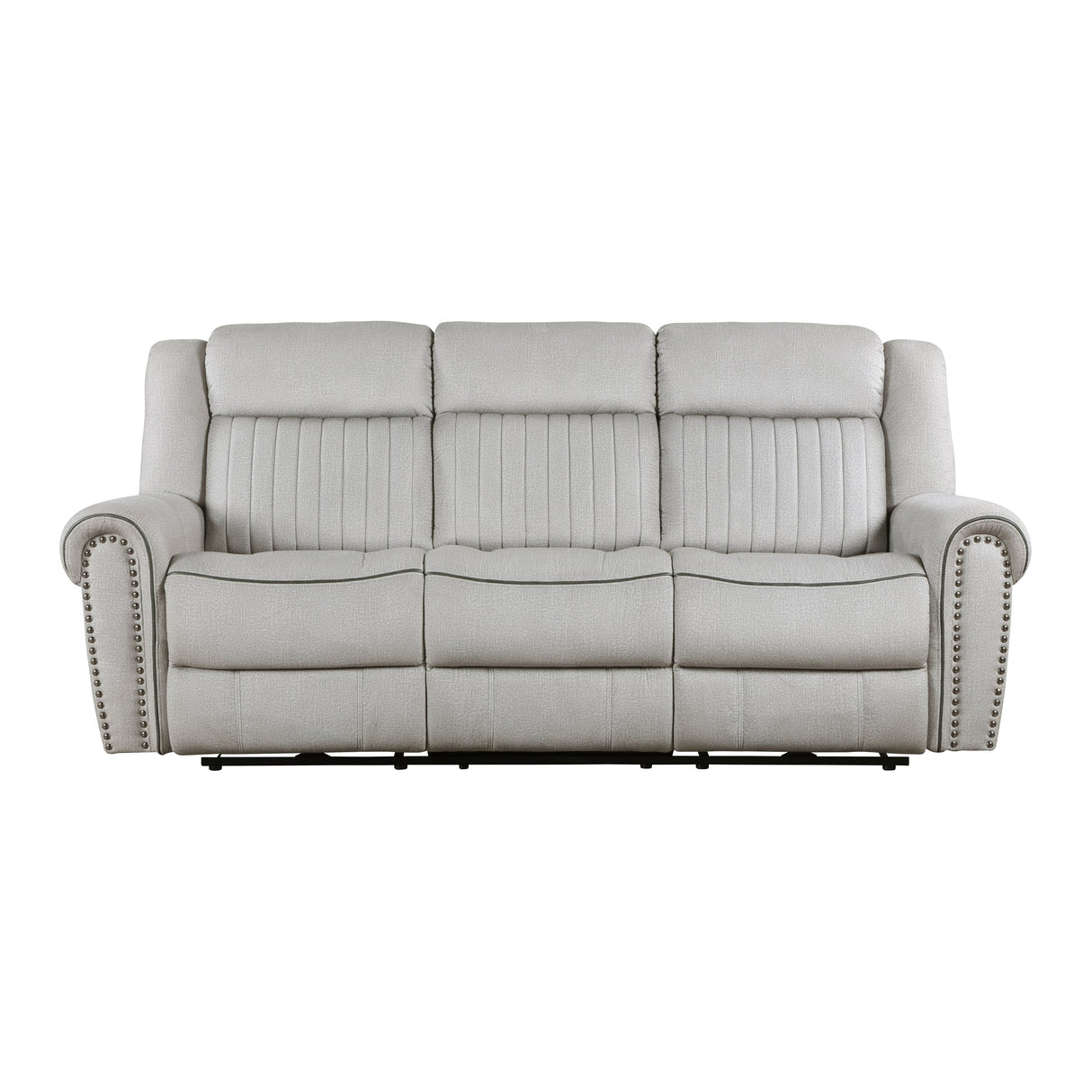 Brennen Mist Double Reclining Living Room Set by Homelegance at Eve Furniture