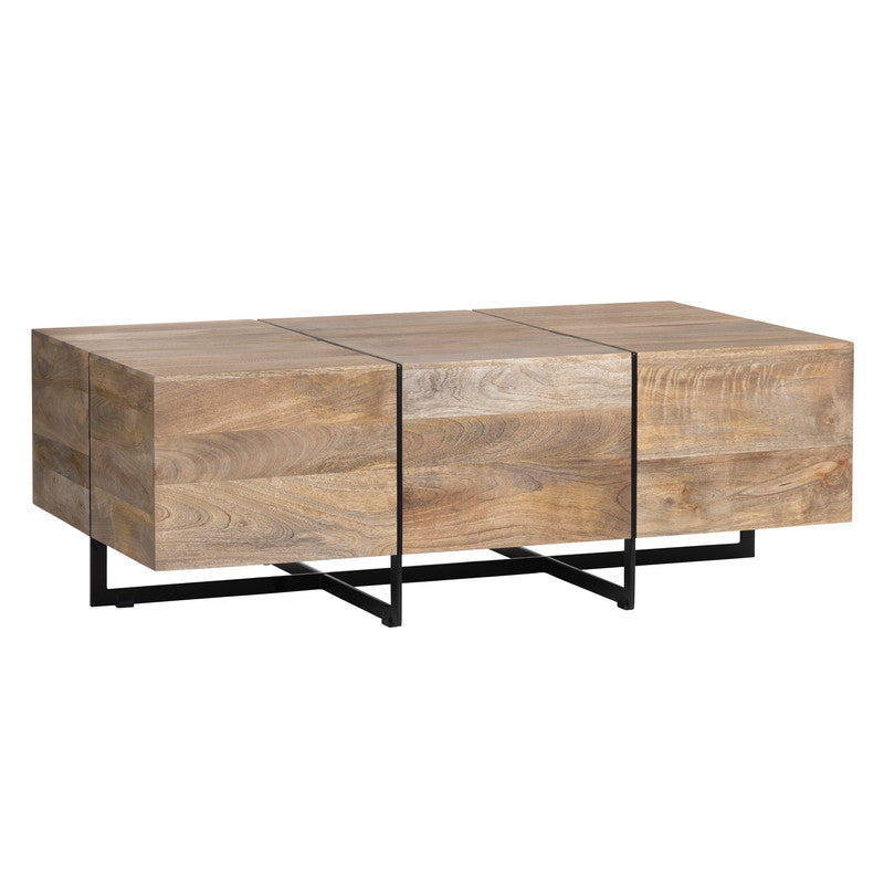 Brennon Brown/Black Cocktail Table by Crestview at Eve Furniture