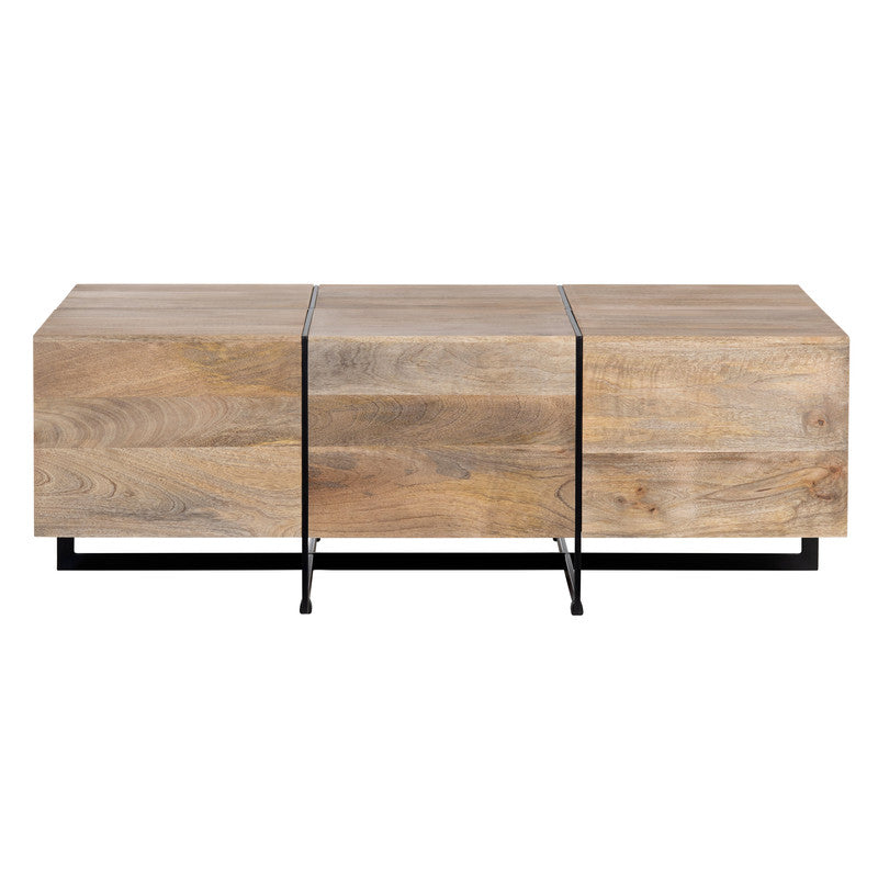 Brennon Brown/Black Cocktail Table by Crestview at Eve Furniture