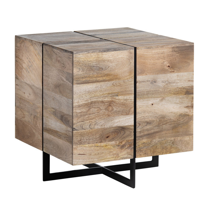 Brennon Brown/Black End Table by Crestview at Eve Furniture