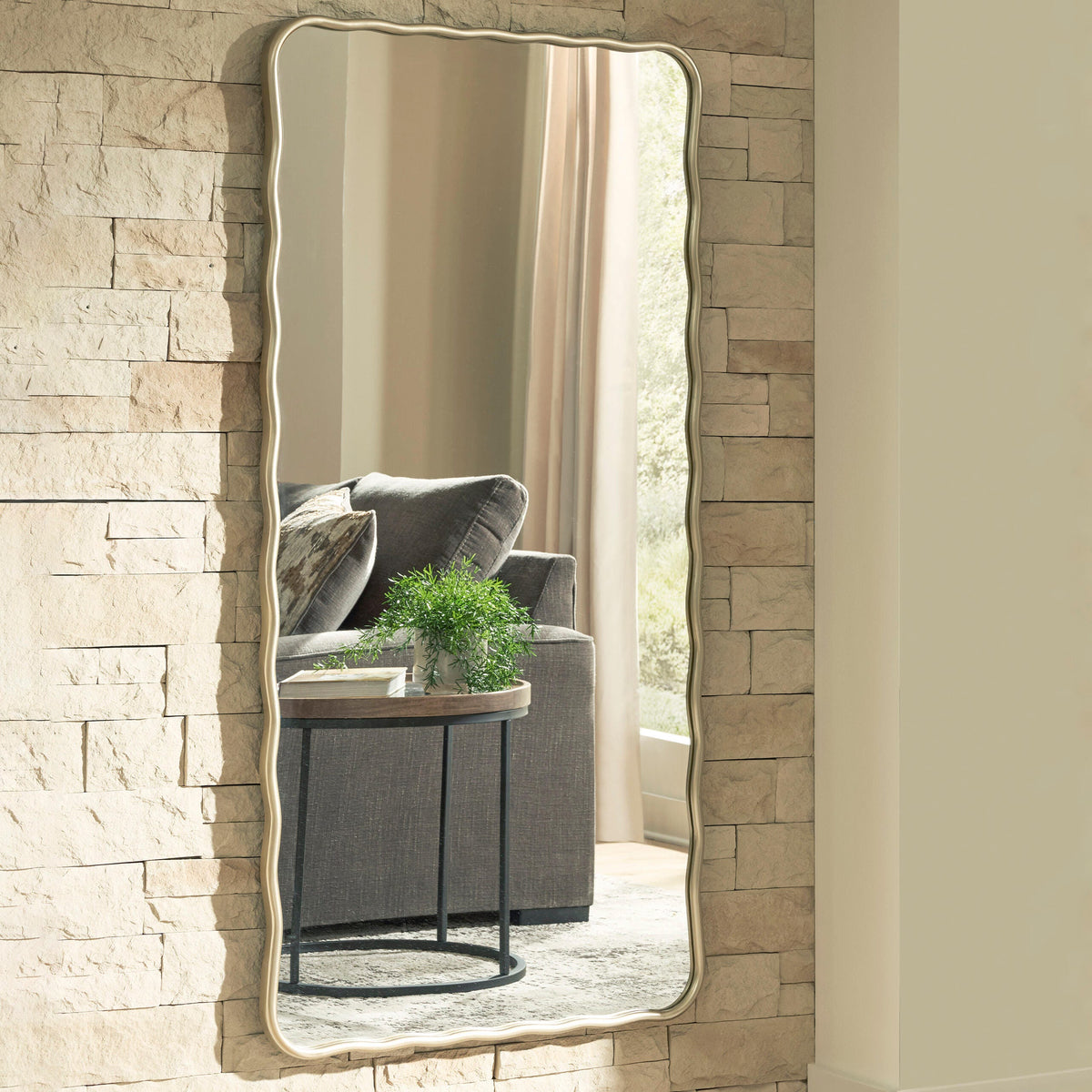 Brenthill Gold Accent Mirror by Ashley at Eve Furniture