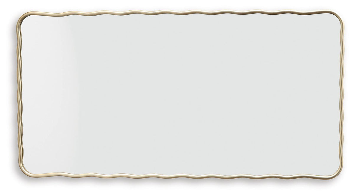 Brenthill Gold Accent Mirror by Ashley at Eve Furniture