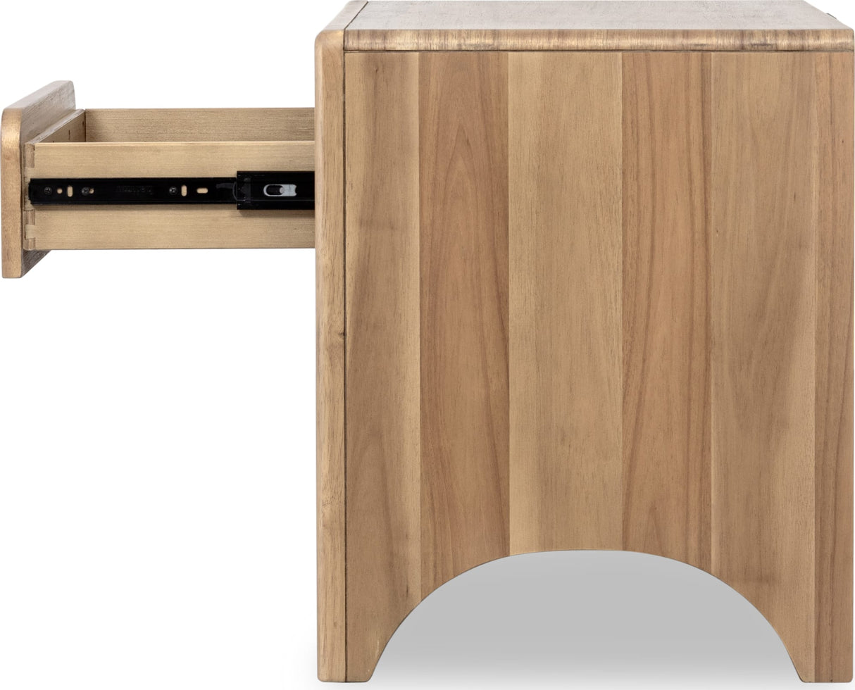 Brentwood Brioche One Drawer Nightstand w/CM by Modus Furniture at Eve Furniture