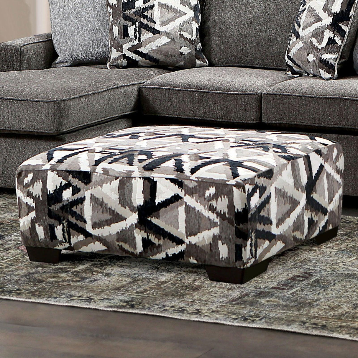 Brentwood Gray Sectional by Furniture of America at Eve Furniture