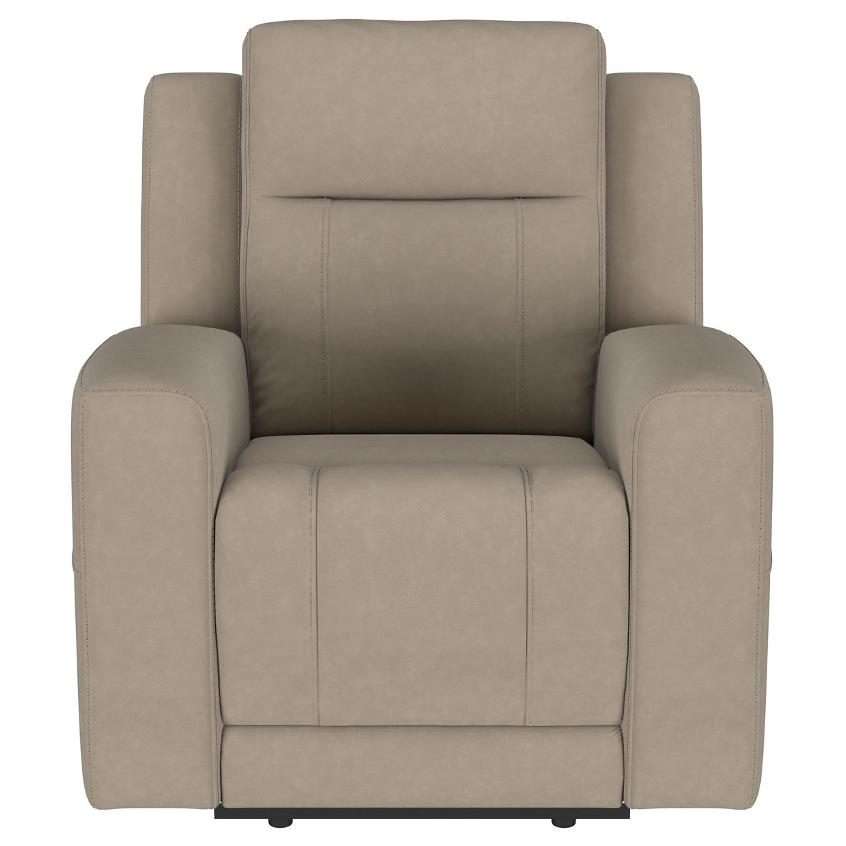 Brentwood Taupe Upholstered Manual Reclining Living Room Set by Coaster at Eve Furniture