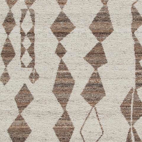 Brettler Beige/Brown Medium Rug by Ashley at Eve Furniture