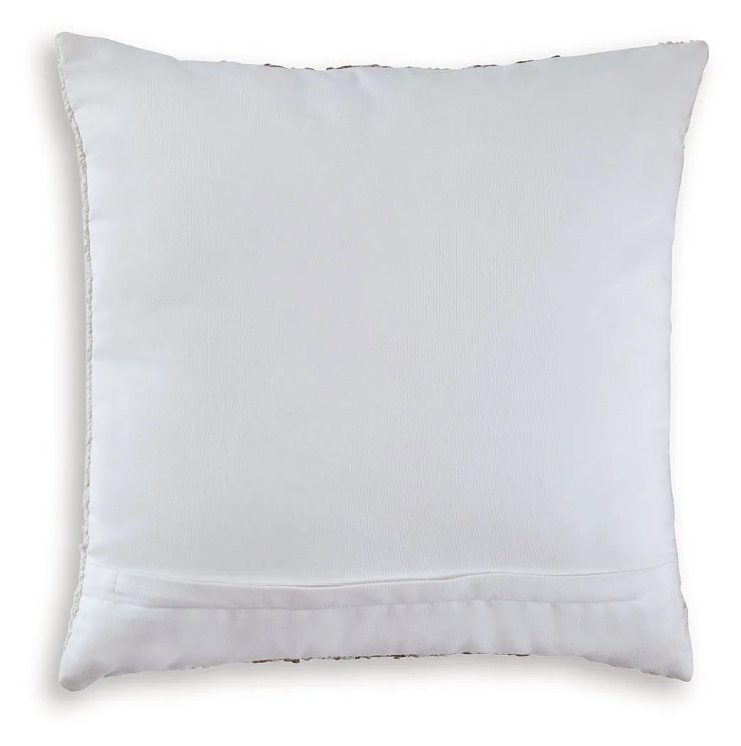 Brettwood Ivory/Brown Pillow (Set of 4) by Ashley at Eve Furniture